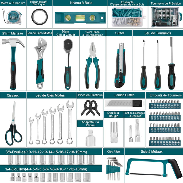 Mallette à Outils 257 Pièces
